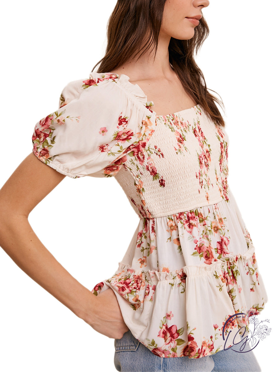 Just In Time Baby doll Top