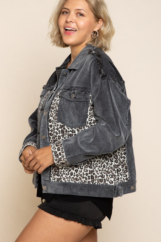 Curvy Switch It Up Corduroy Jacket