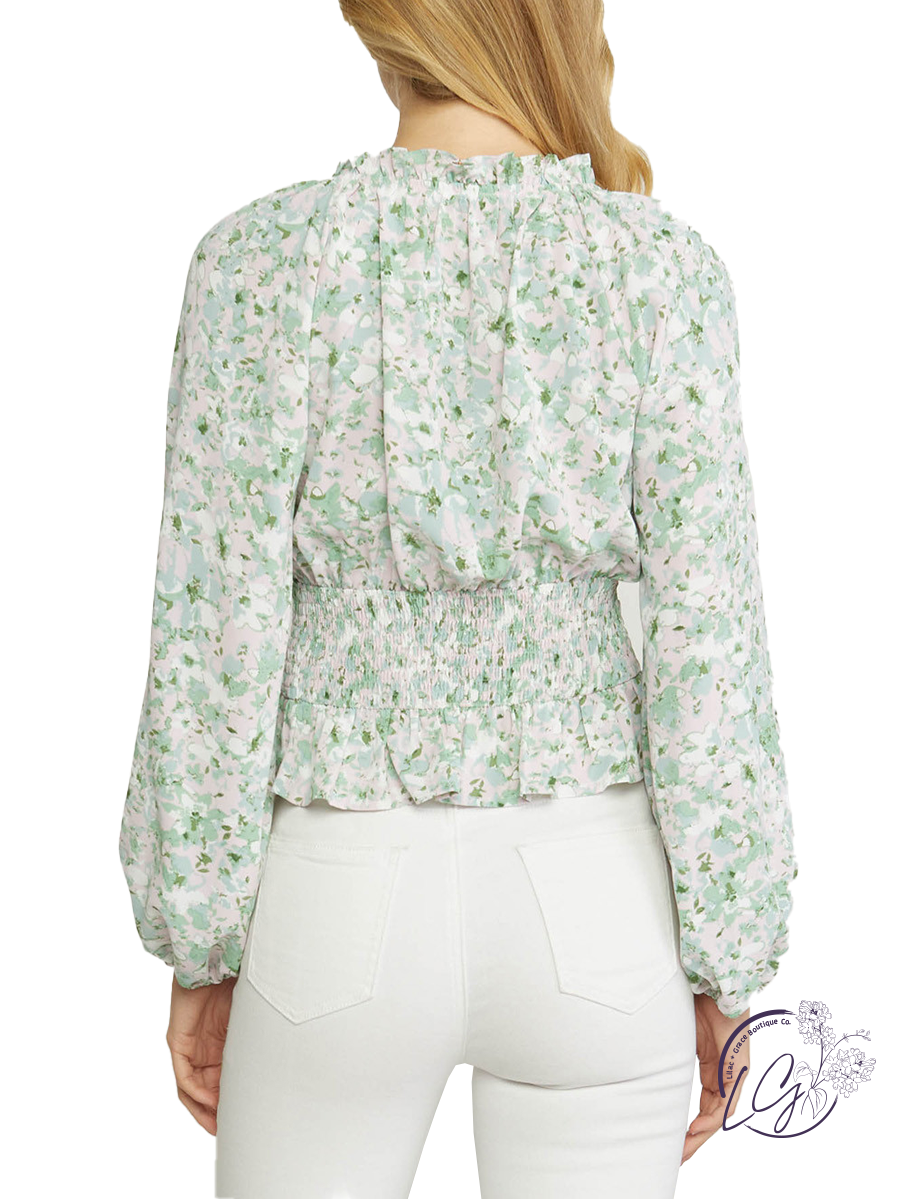 My Younger Self Floral Blouse