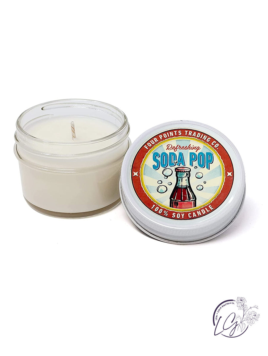 Classic 50's Scented Soy Candles in a 4 oz Tin