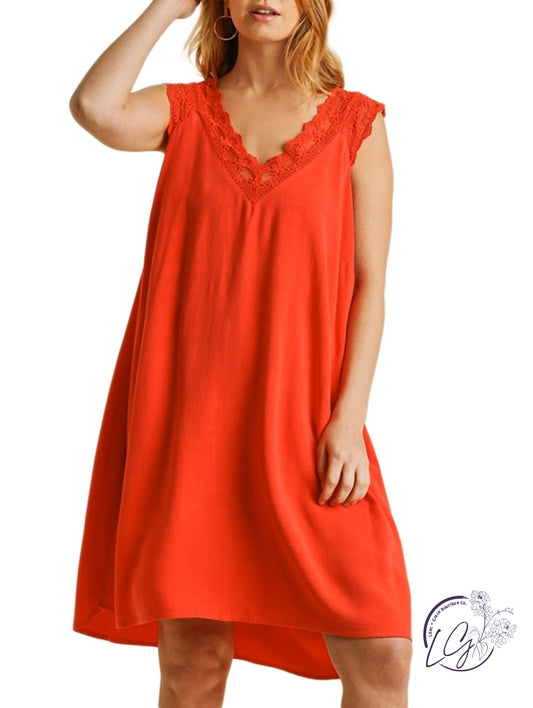 Curvy Beach Bound Dress with Pockets