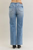 Curvy Sienna Distressed Straight Jean by Judy Blue