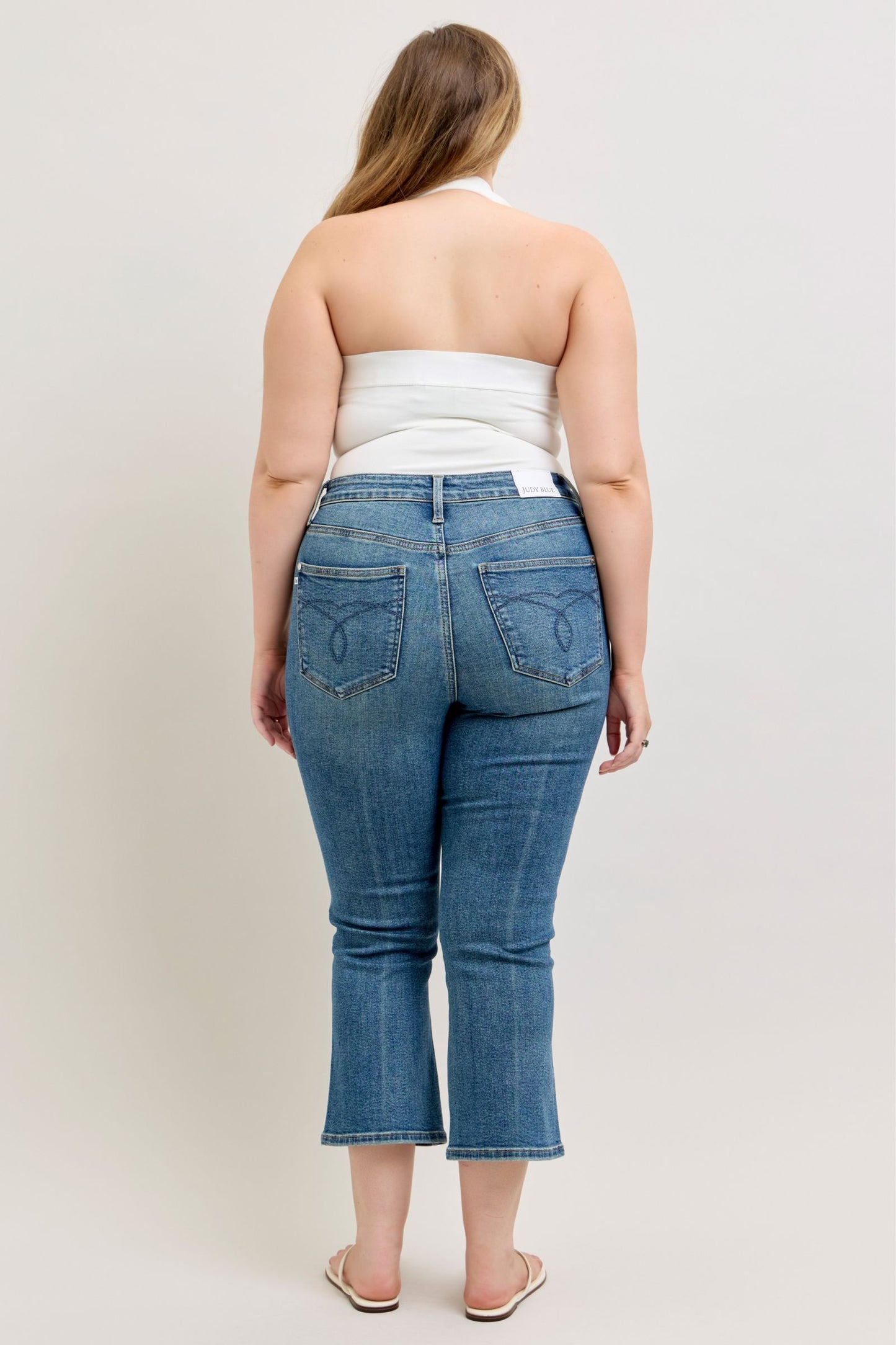 Oaklyn High Rise Kick Flare Non Distressed by Judy Blue
