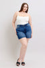 Zella 2 Button Dad Shorts by Judy Blue