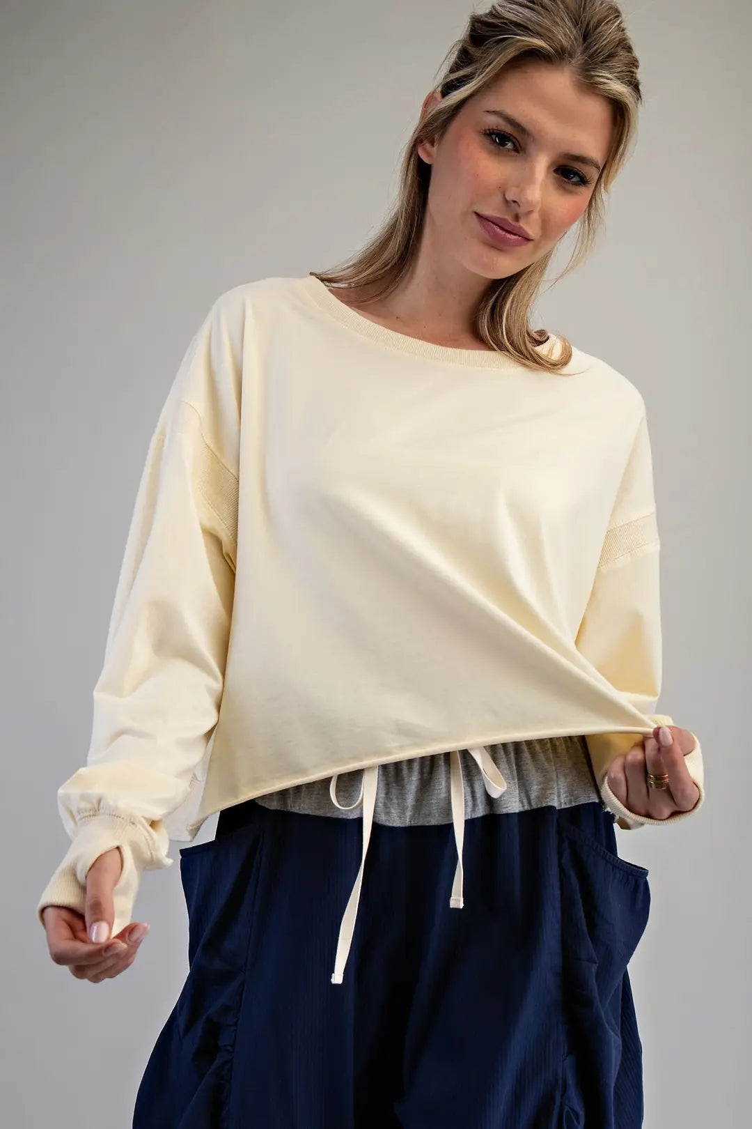 Daydream Twist Back Pullover