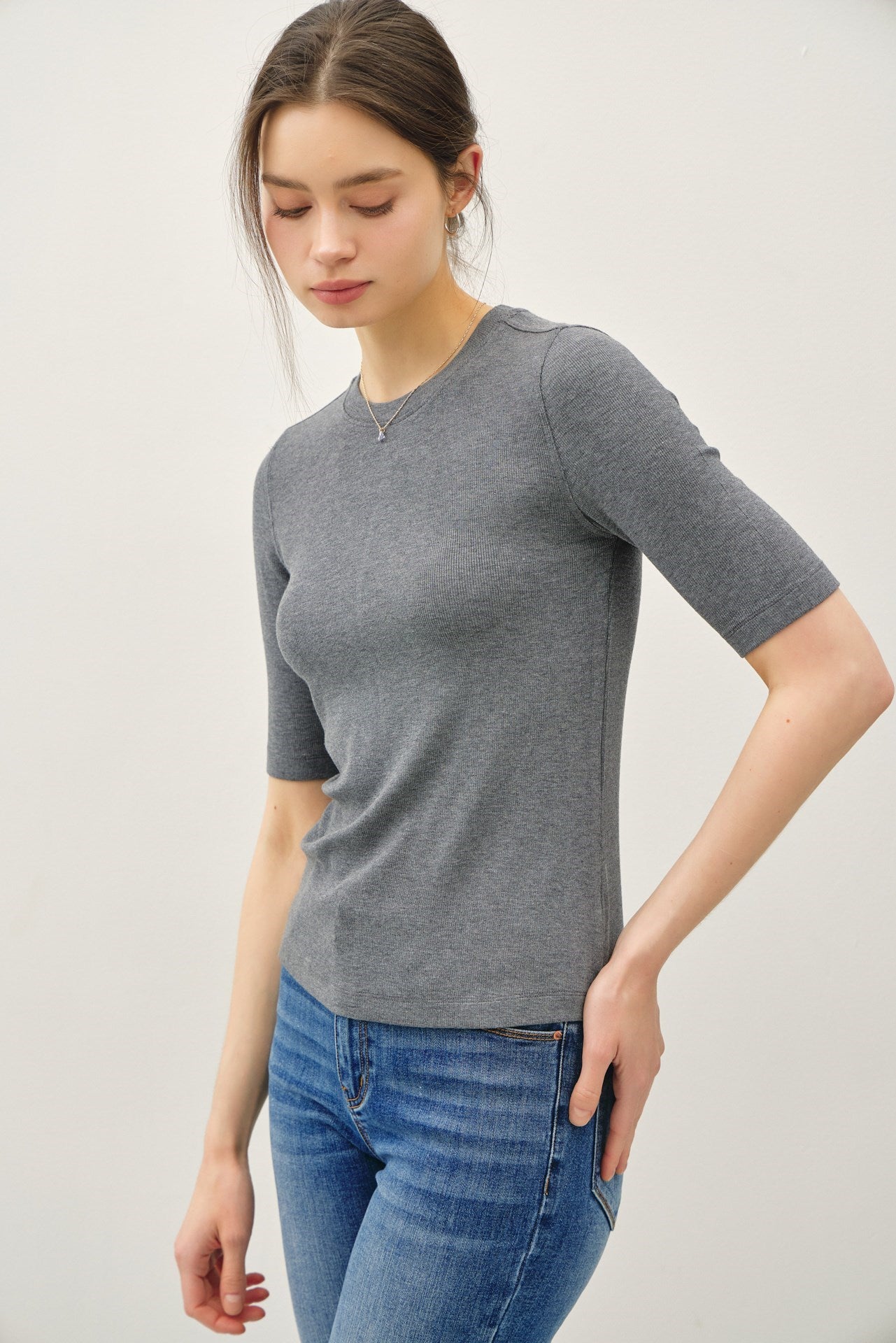 Classic Fit Half Sleeve Top