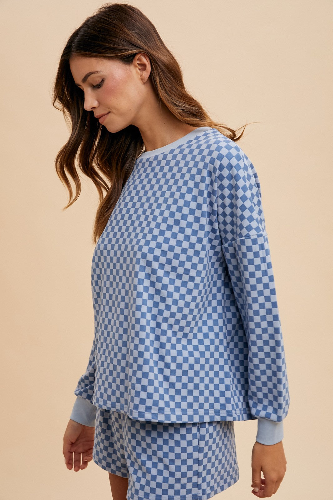 Coastal Check Lounge Set