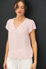 Studio V-Neck Cap Top