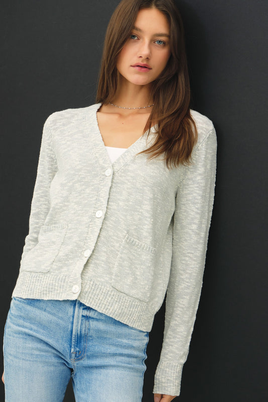 Marshmallow Button-Up