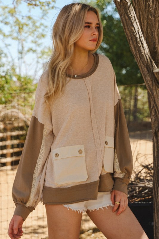 Lace & Latitude Sweatshirt