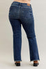 Curvy Mara High Rise Flare Destroy & Fray Hem by Judy Blue