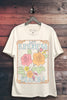 Curvy Let Kindness Bloom Graphic Top