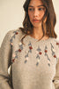 Meadow Mist Floral Sweater
