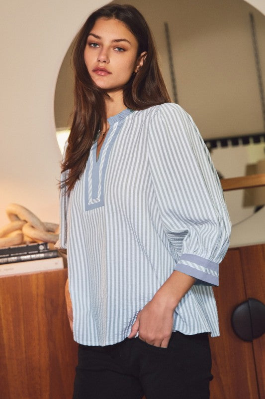 Stripe & Grace Blouse