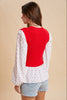 Darling Bow Layered Blouse