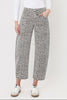 Leopard Edge Utility Denim