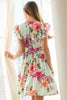 Mint Blossom Mini Dress