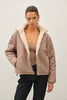 Reversible Sherpa Block Puffer