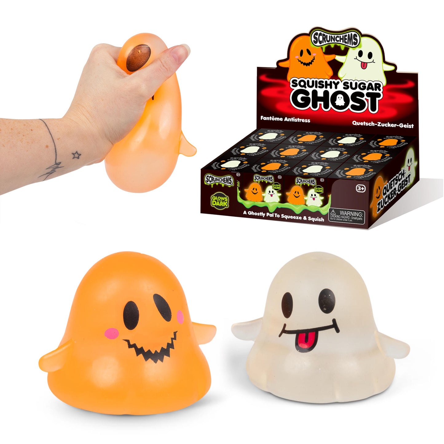 Scrunchems Glow In The Dark Sugar Ghost