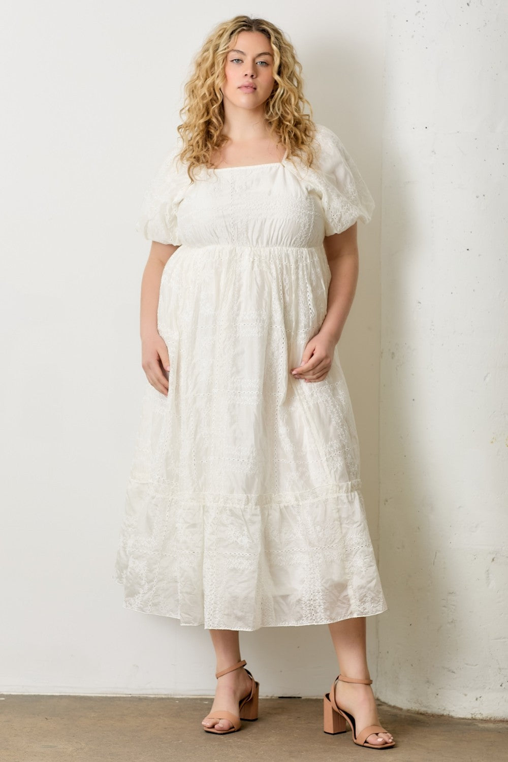 Golden Bloom Maxi Dress