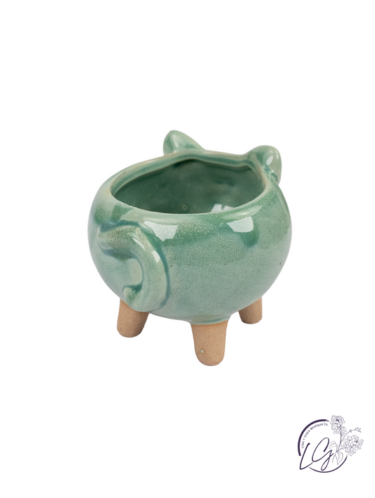 Meowing Cat Planter