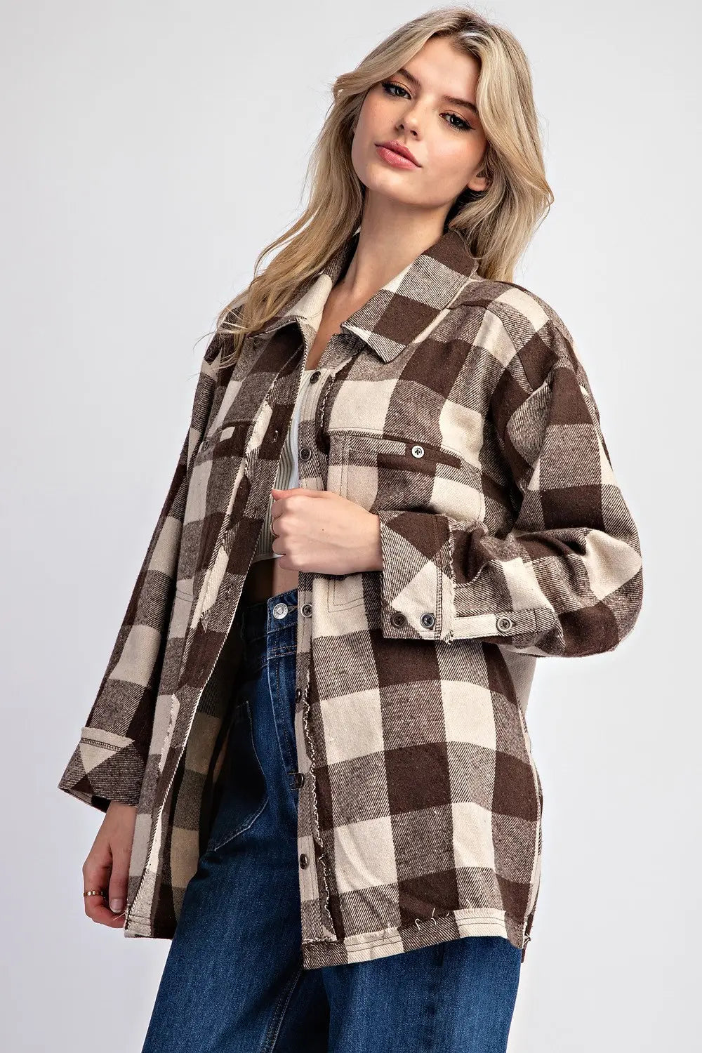 Timber Trail Plaid Shacket