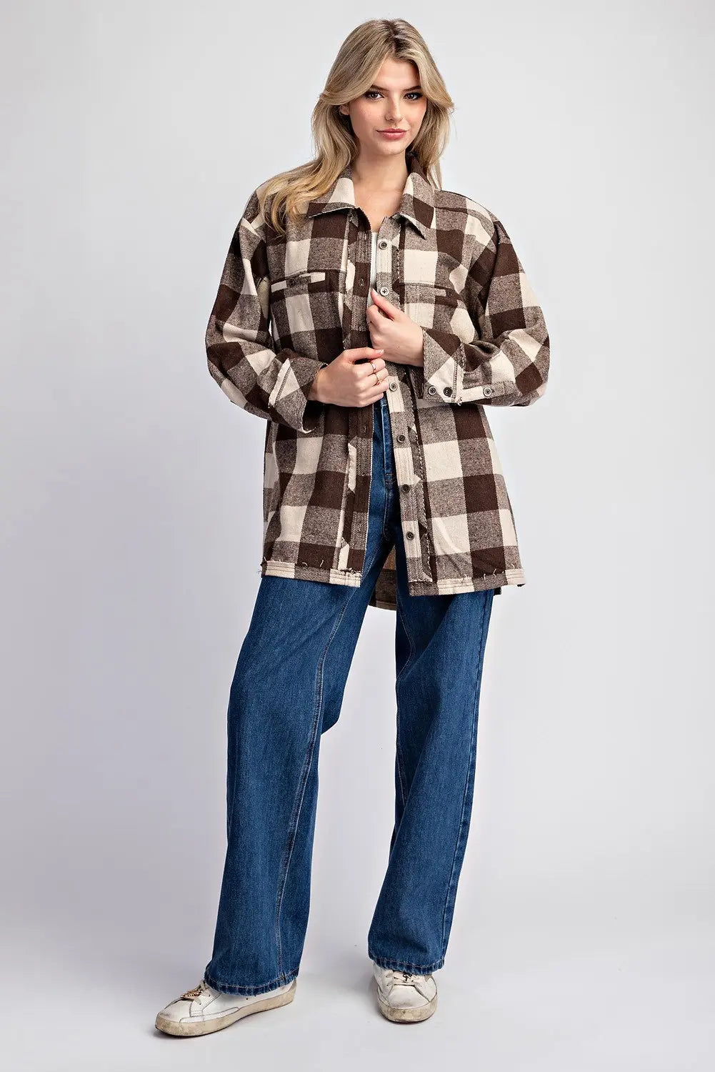 Timber Trail Plaid Shacket