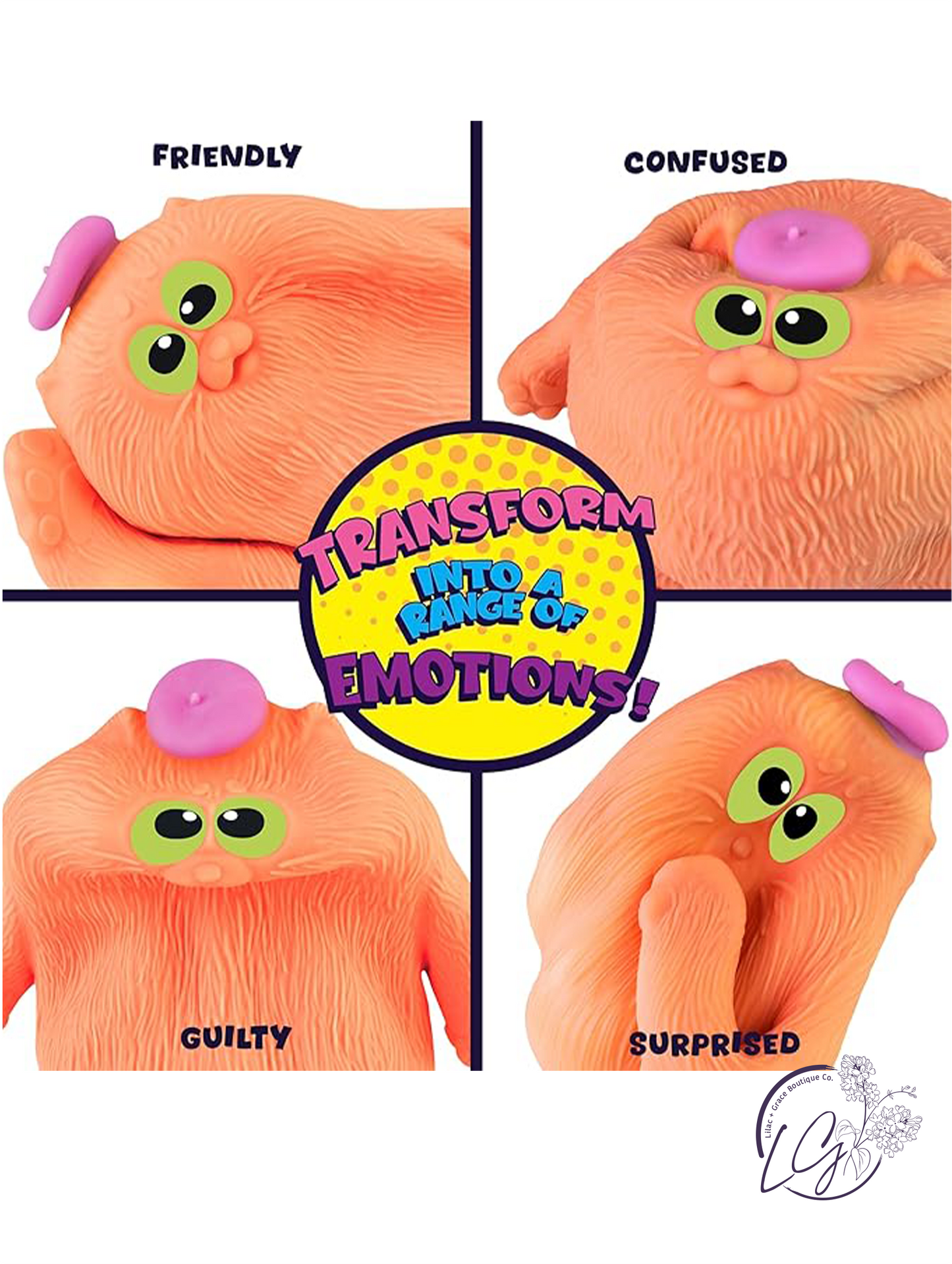 ORB Funkee Animalz Jumbo Cat with Hat