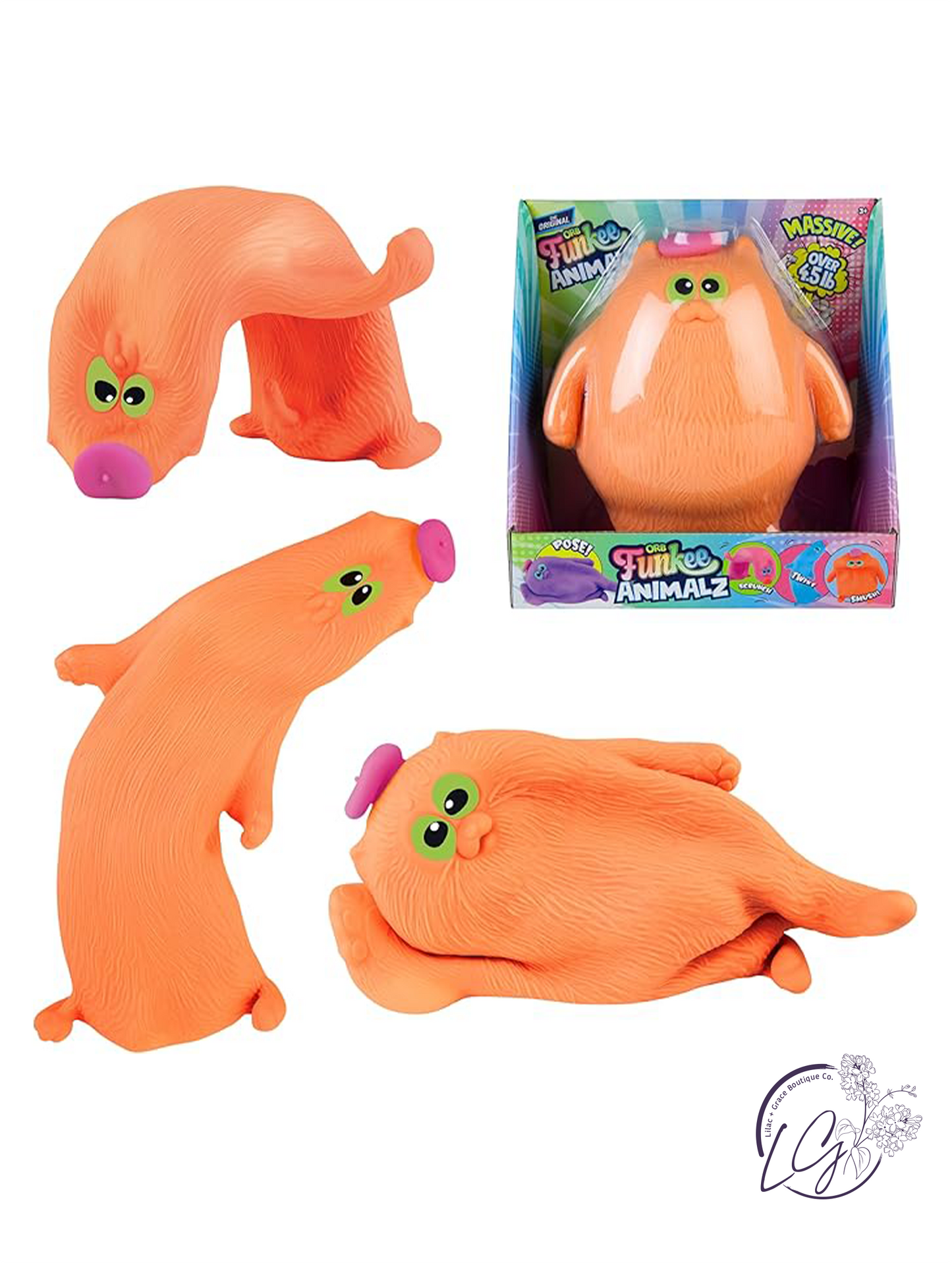 ORB Funkee Animalz Jumbo Cat with Hat