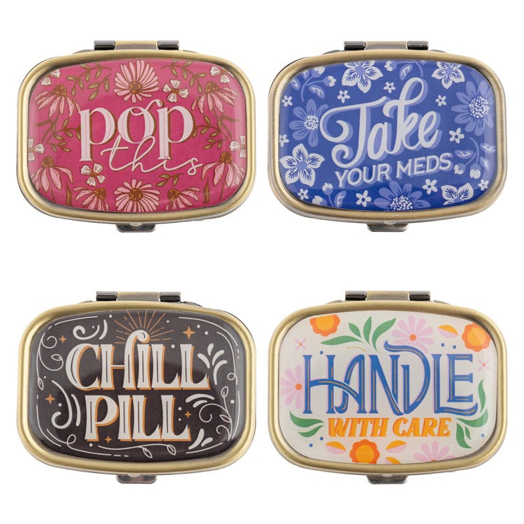 Small Metal Pill Case