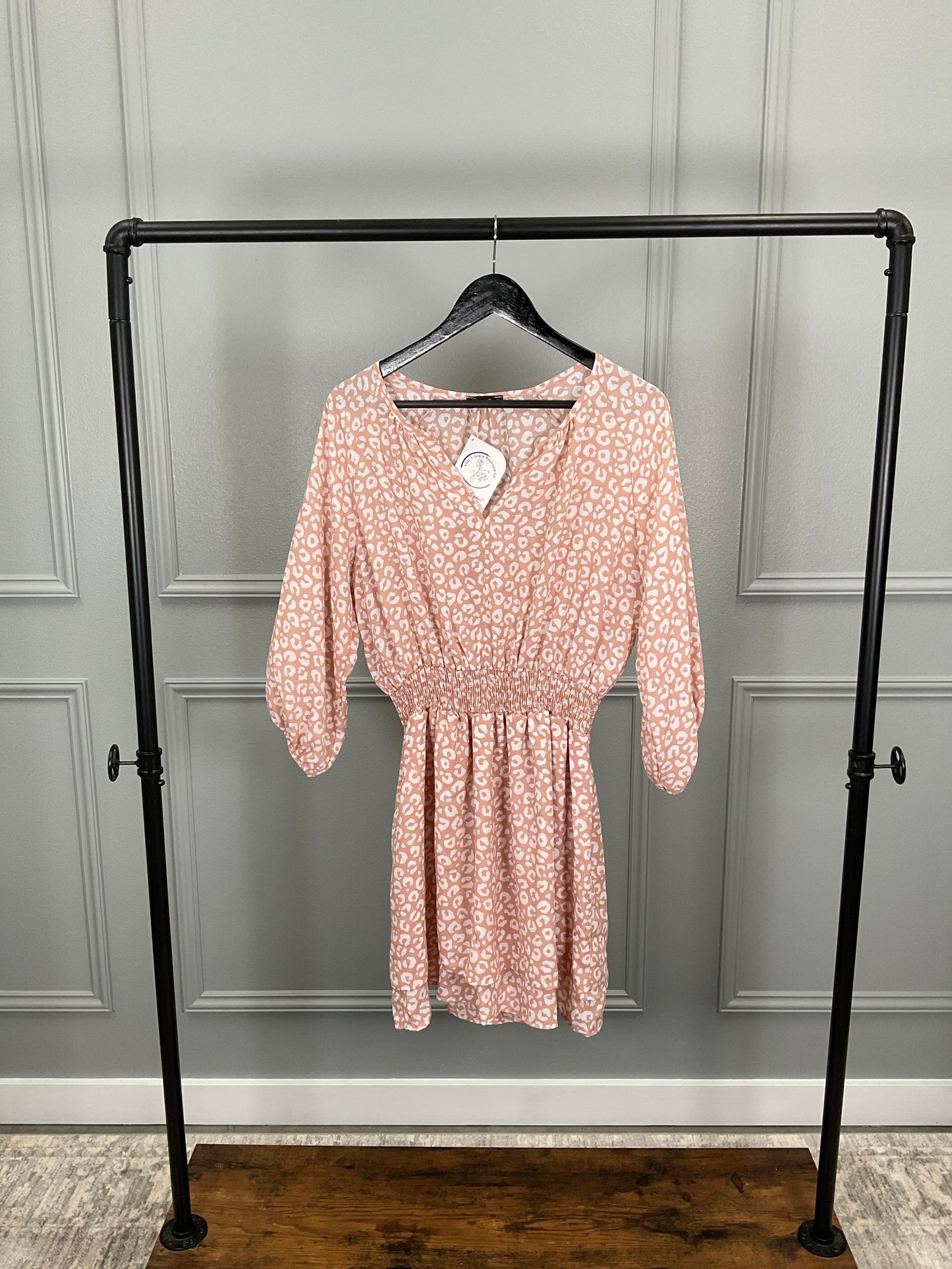 Curvy Bold Moves Long Sleeve Dress