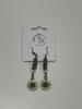 Circle Pendant Dangle Earrings