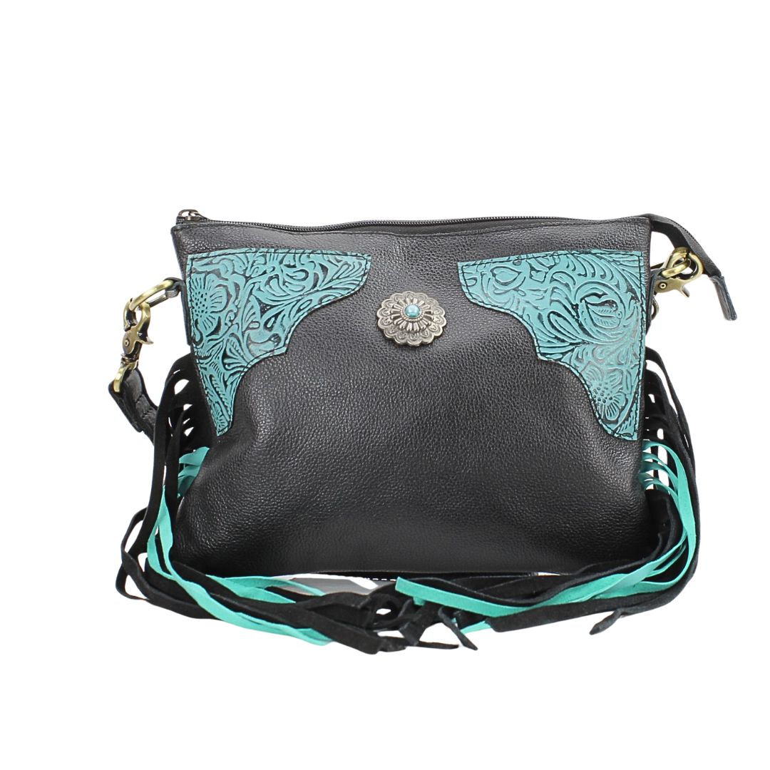 Turquoise Trail Fringe Crossbody