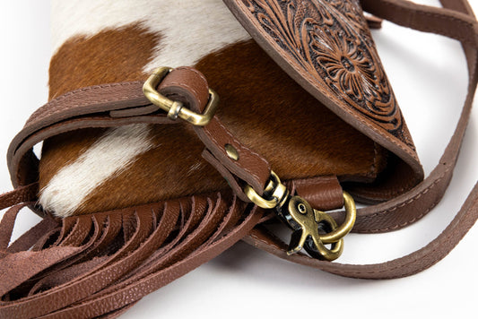 Prairie Bloom Fringe Crossbody