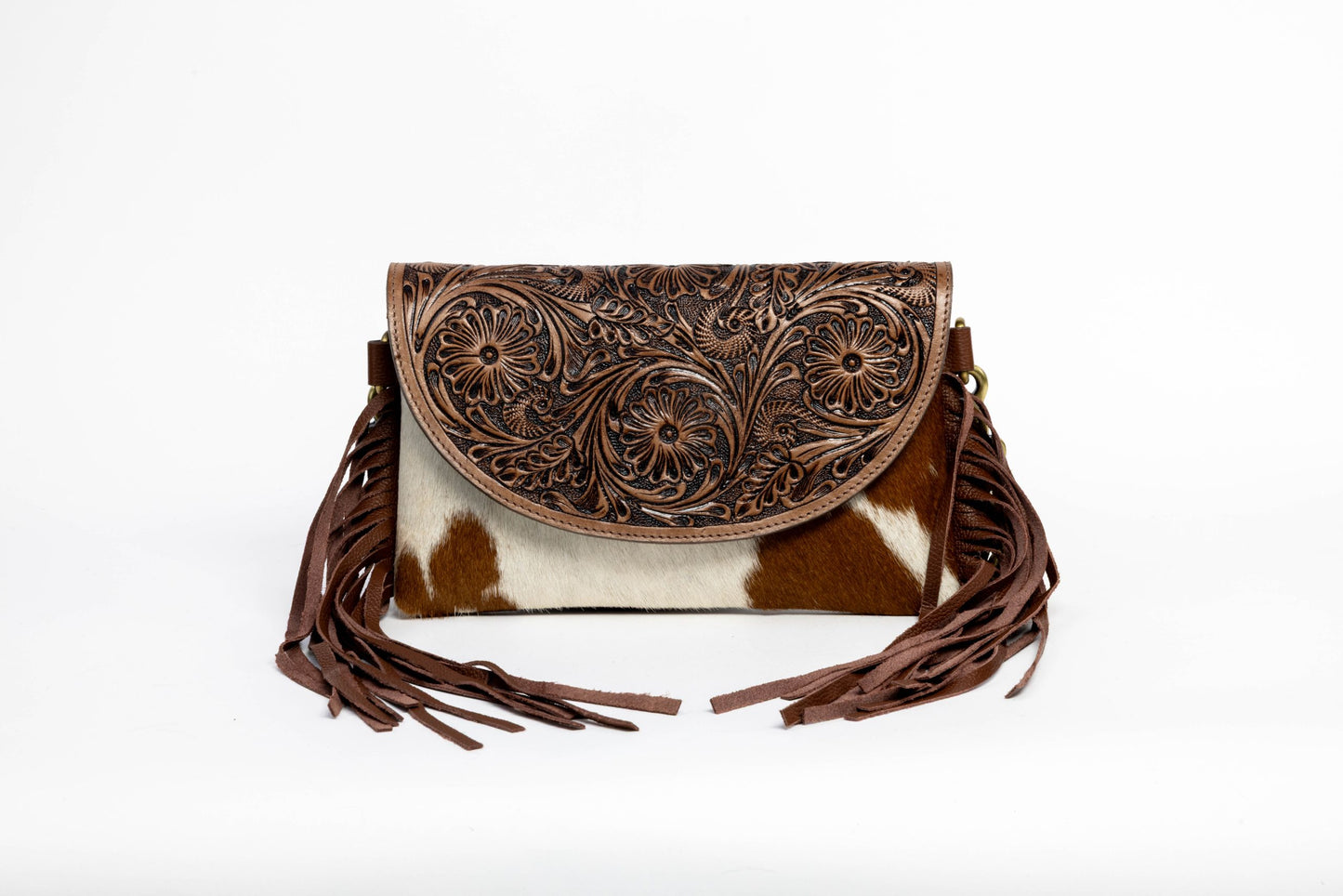 Prairie Bloom Fringe Crossbody