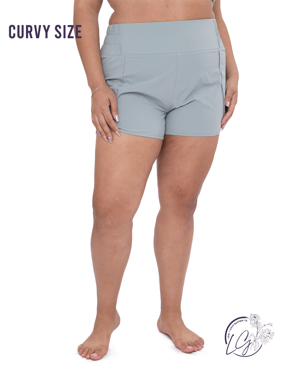 Curvy Athletic Shorts