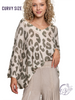Curvy Leopard Lover Lightweight Sweater