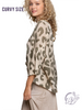 Curvy Leopard Lover Lightweight Sweater