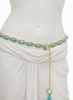 Golden Desert Turquoise Chain Belt