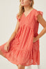 Sunset Bloom Mini Dress