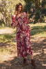 Curvy Autumn Bloom Smocked Dress
