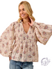 Dust Rolls V-Neck Top