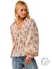 Dust Rolls V-Neck Top