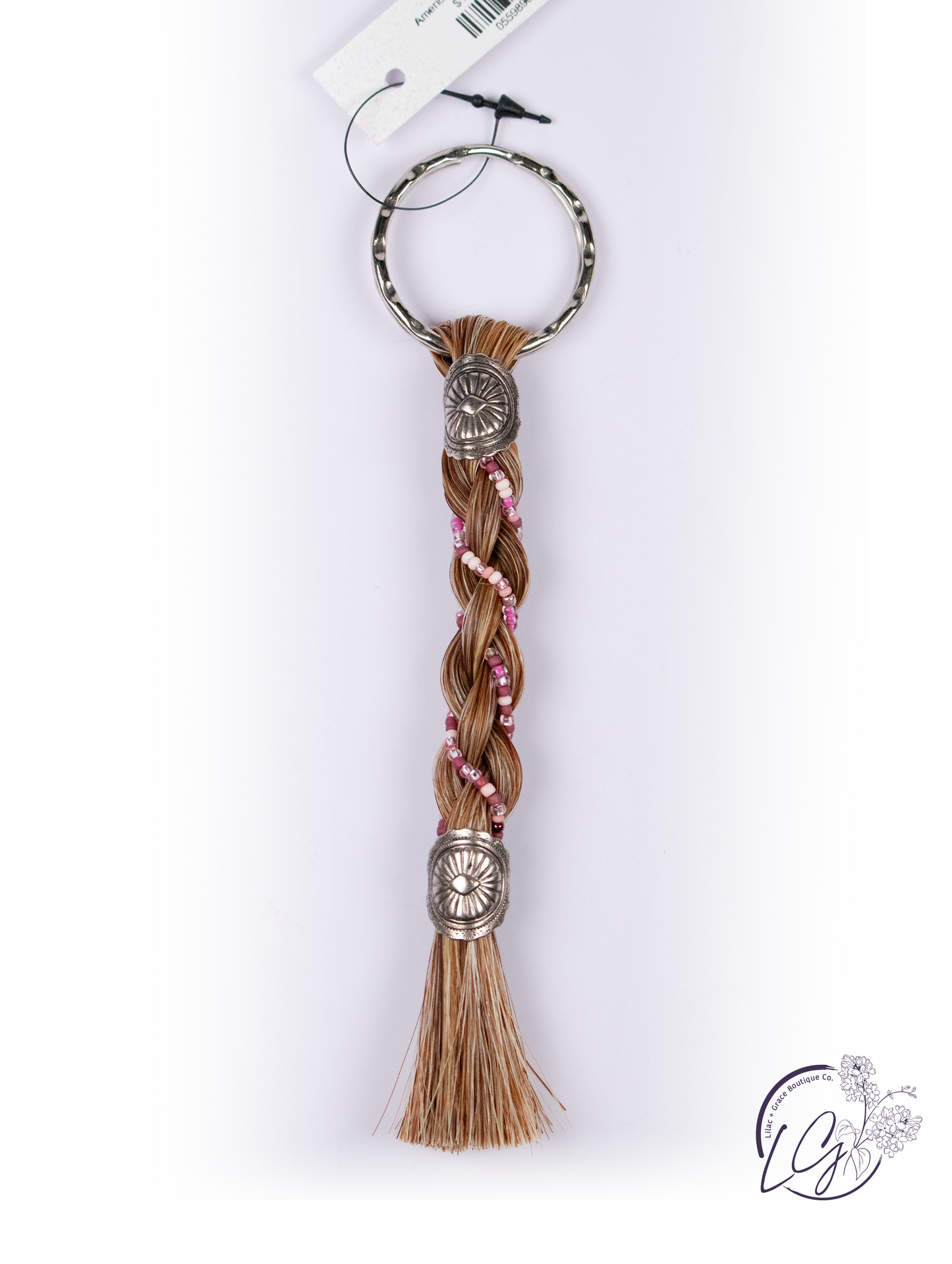 Americana Beaded Key Chain