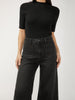 Marlowe High Rise Wide Leg Ankle Non Distressed by Silver Jeans