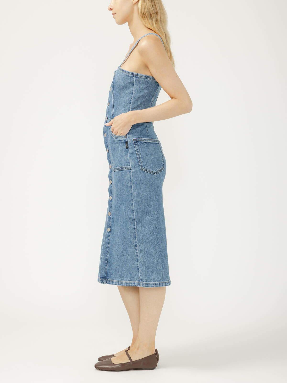 Denim Darling Midi Dress by Silver Jeans Co.