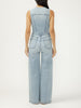Sleeveless Denim Jumpsuit