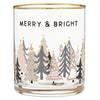 Gold Rimmed Rocks Glass