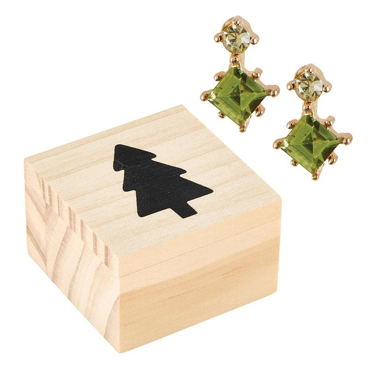 Holiday Treasure Box Earring Filled Display