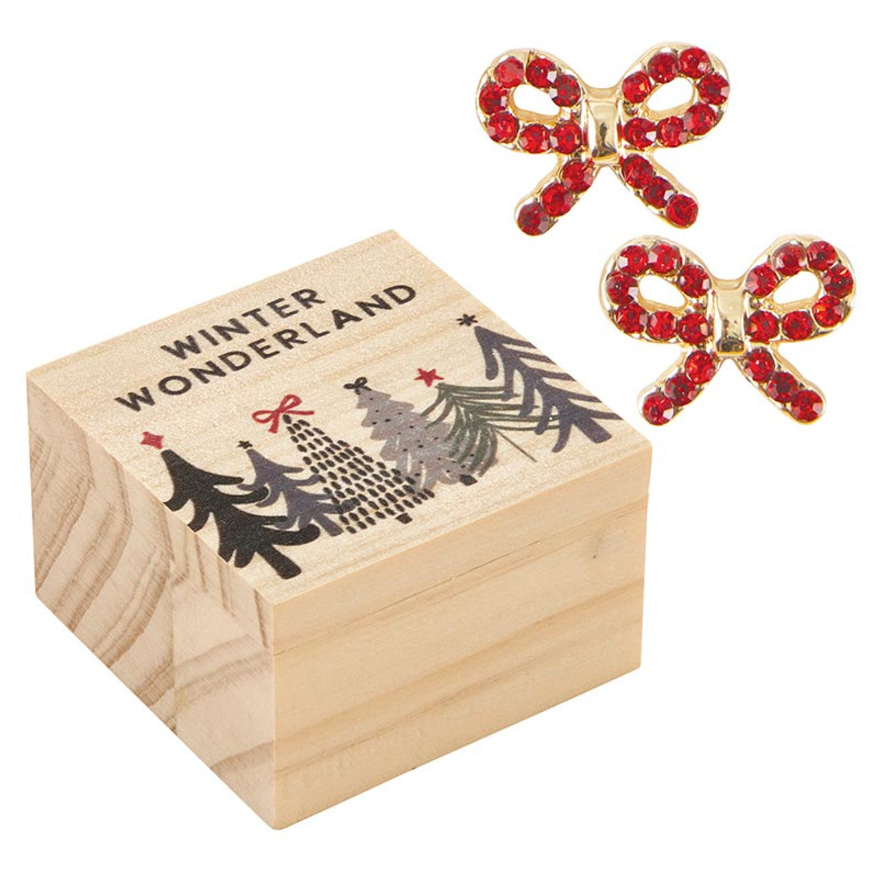 Holiday Treasure Box Earring Filled Display